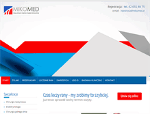 Tablet Screenshot of mikomed.pl
